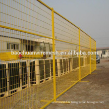 Canada standard 60x150mm mesh infilé souples soudés galvanisés construction clôtures temporaires panneaux pour le Canada